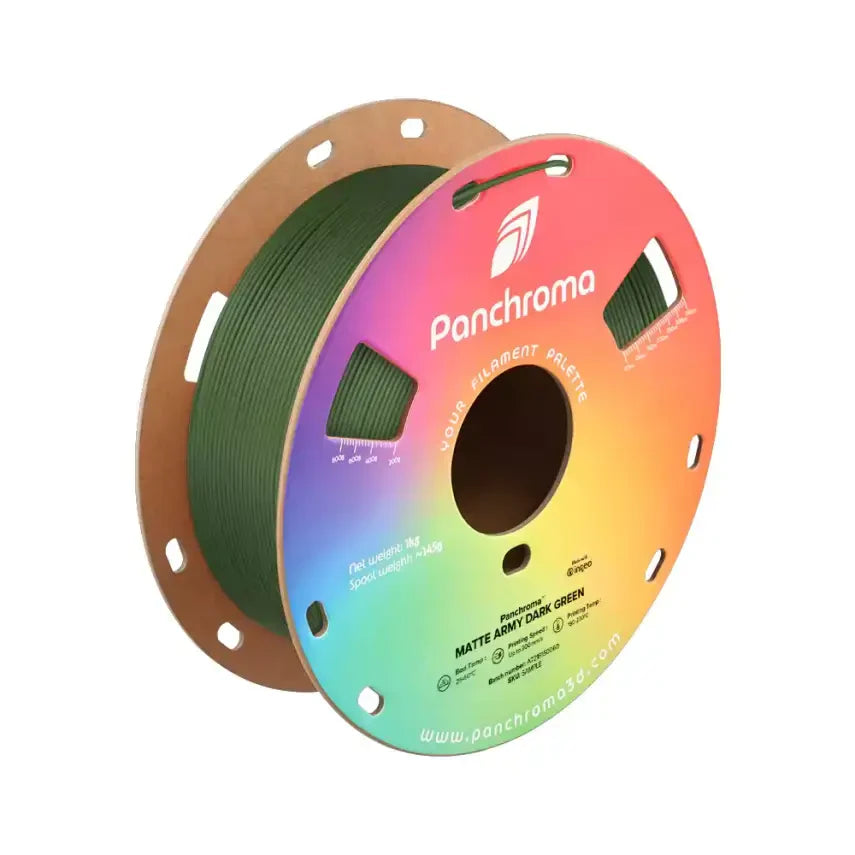 Polymaker Panchroma Matte PLA Filament Askeri Koyu Yeşil