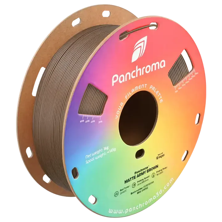 Polymaker Panchroma Matte PLA Filament Askeri Kahverengi