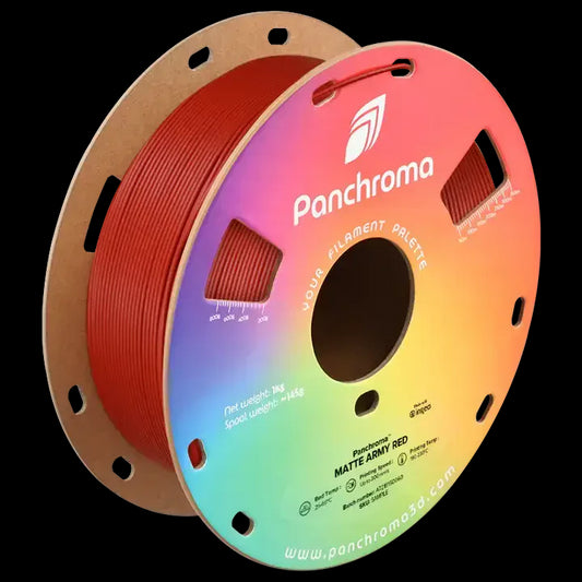 Polymaker Panchroma Matte PLA Filament Askeri Kırmızı