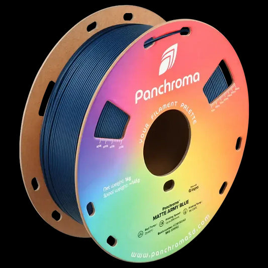 Polymaker Panchroma Matte PLA Filament Askeri Mavi