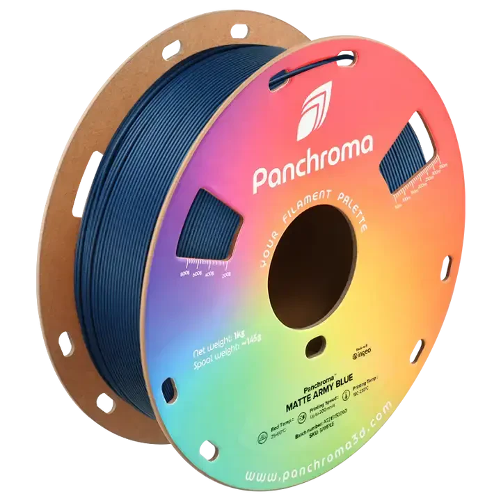 Polymaker Panchroma Matte PLA Filament Askeri Mavi
