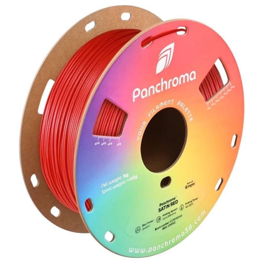 Polymaker Panchroma Satin PLA Filament Kırmızı