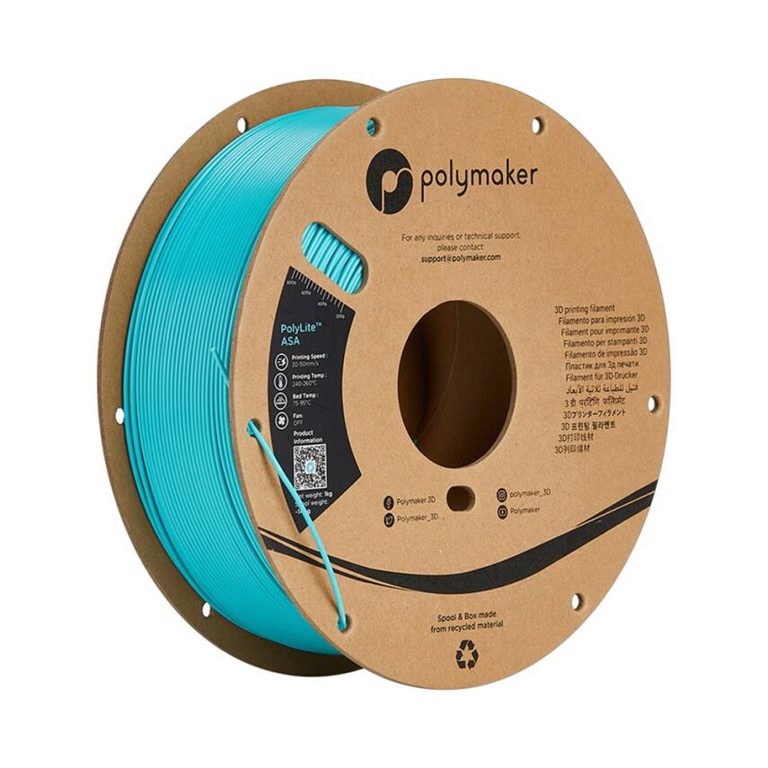 Polymaker PolyLite ASA Filament Polymaker Teal