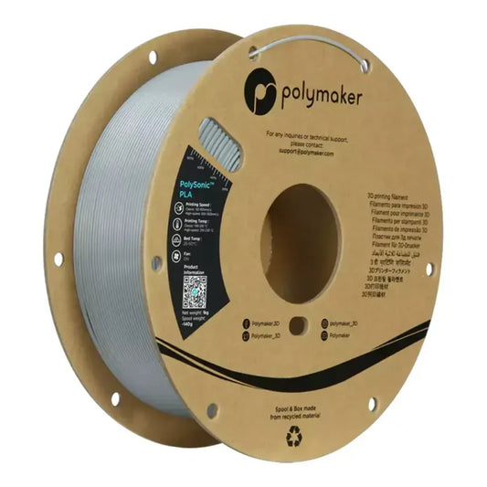 Polymaker PolySonic PLA Yüksek Hızlı Filament Gri