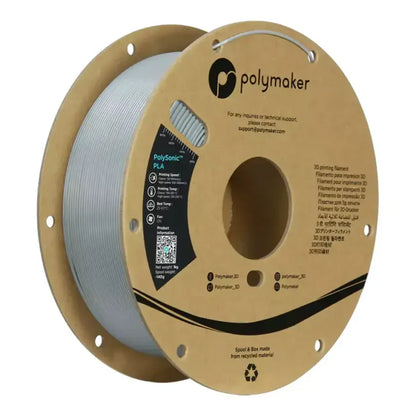 Polymaker PolySonic PLA Yüksek Hızlı Filament Gri